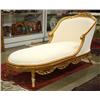 Image 1 : Gilt carved chaise lounge