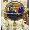 Image 1 : Inlaid world globe