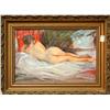 Image 1 : Painting, Female Nude Reclining
