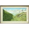 Image 1 : Painting, Mountain Landscape