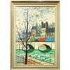 Image 1 : Painting, Italian Village Scene