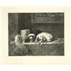 Image 1 : Etchings, French 19th c., ''Gaton Melingue 1878''