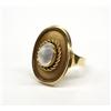 Image 1 : Moonstone yellow gold ring