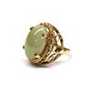 Image 1 : Jade yellow gold ring
