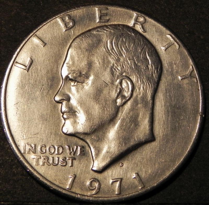 1971 Eisenhower Uncirculated Silver Dollar
