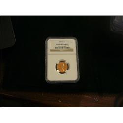 2000-S PF 69 RD Cameo NGC Graded Cent