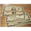 Image 1 : Four $2 Notes and One $1 Silver Certificate