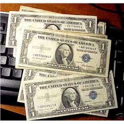 10 $1 Silver Certificates