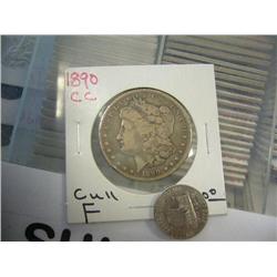 1890 CC Silver Dollar