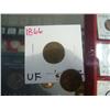 Image 1 : 1866 Indian Cent Semi Key Date