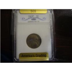 1943-P Graded Nickel