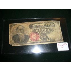 Rare 50 Cent Fractional Currency