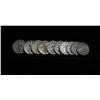Image 1 : 1/2 Roll (10) Walking Liberty Half Dollars, variety of dates from 1894 to 1910, plenty of mintmarks
