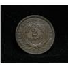 Image 2 : 1864 2 Cent Piece Grades Almost Uncirculated au58