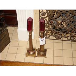 CANDLESTICKS BRASS (2X)
