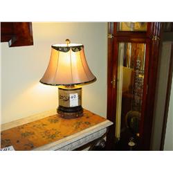 TABLE LAMP BLACK AND GOLD