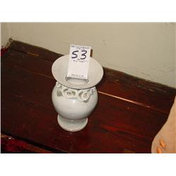 STUDIO B WHITE FLORAL VASE