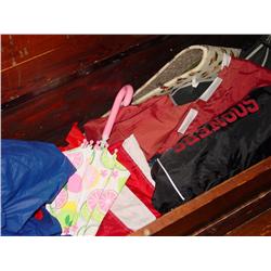JACKET, UMBRELLAS, FLAGS, RUG (1X) LOT