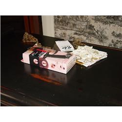 MISC BAR ACCESSORIES, SETS OF CRYSTAL WINE GLASSES, HIGH BALLS, SHOT GLASSES AND WATER GLASSES