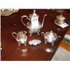 Image 1 : DAFFODIL ROGERS BROTHERS SILVER TEA SERVICE SET (3X)