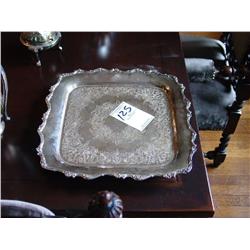 WILCOX AMERICAN ROSE SERVING TRAY