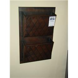 FROM HORCHOW COPPER HANGING FILE BINS