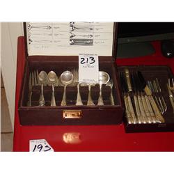LUNT STERLING SET OF ANTIQUE SILVERWARE