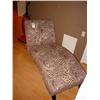 Image 1 : MATHISI BROTHERS BROWN AND CREAM ZEBRA PRINT CHAISE LOUNGE