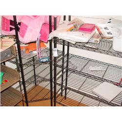 METRO SHELVES (2X)(NO CONTENTS)