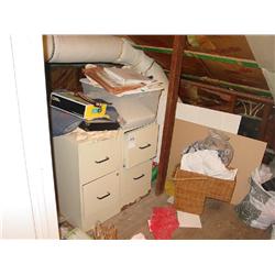 FILE CABINETS (2X) & MISC