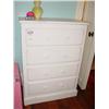 Image 1 : CHEST OF DRAWERS WHITE; ONE HAS 3 DRAWERS, OTHER HAS 4 DRAWERS (2X)