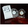 Image 1 : WATERFORD SMALL CRYSTAL CLOCK (2X)
