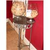 Image 1 : IRON TABLE W/HOLDERS & CORKS