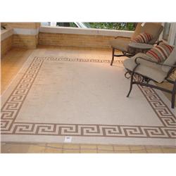 LARGE MATCHING OUTDOOR AREA RUGS (2X)