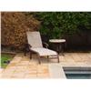 Image 2 : "SUNSET" MALLIN FROM FLOWER CITY SLING STYLE METAL BASE CHAISE LOUNGES (3X)