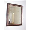 Image 1 : LARGE, WALL-HUNG, CUSTOM FRAMED BEVELED MIRROR