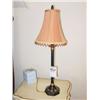 Image 1 : TABLE LAMP WITH NAPOLEON BEE AND CRYSTAL TRIM LAMPSHADE