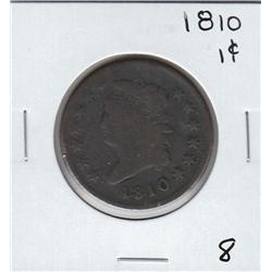 BUST 1810 1 CENT