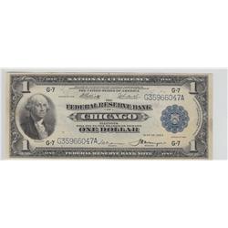 $1 FRBN FLYING EAGLE 1918 BOLD CRISP