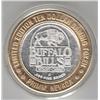 Image 1 : BUFFALO BILLS .999 FINE SILVER CASINO SILVER ROUND