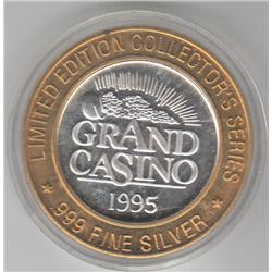 .999 FINE SILVER CASINO GRAND 1995