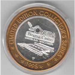 .999 FINE SILVER CASINO ONEIDA ROUND