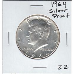 SILVER KENNEDY 1964 PROOF 50 CENTS