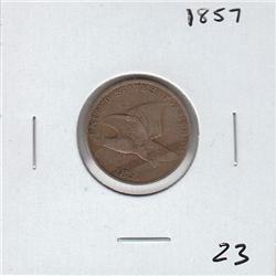 FLYING EAGLE CENT 1857 NICE DETAILS