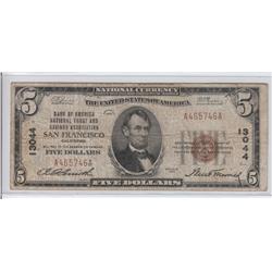 $5 NATIONAL SAN FRANCISCO CHARTER 13044