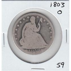 SEATED HALF 50 CENT 1853 O