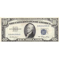 $10 SILVER CERTIFICATE 1953 ALWAYS IN DEMAND