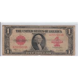 $1 1923 RED SEAL LARGE SIZE 1 YEAR TYPE NOTE !!!