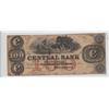 Image 1 : $100 OBSOLETE CENTRAL BANK ALABAMA 1856 TOUGH NOTE