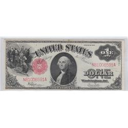 $1 1917 LEGAL TENDER LARGE NOTE VERY PLEASING NOTE